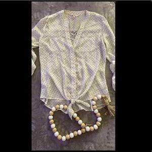 Candies Polka-Dotted Blouse